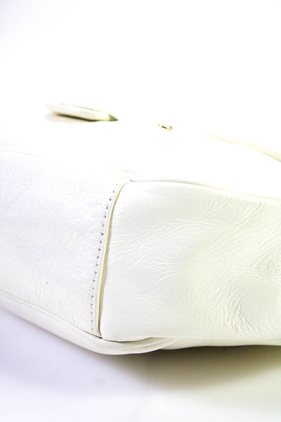 Kate Spade Leather Shoulder Bag Accent Loops White