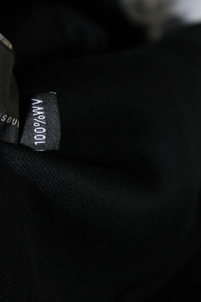 Sandra Mansour Womens Blazer Midi Dress with Crochet Gaudet  Black  Size 36