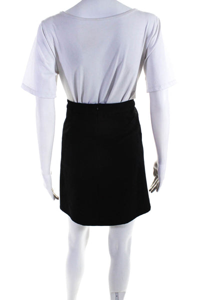 YUE QI QI Womens Beaded Mini Skirt  BLACK  Size S