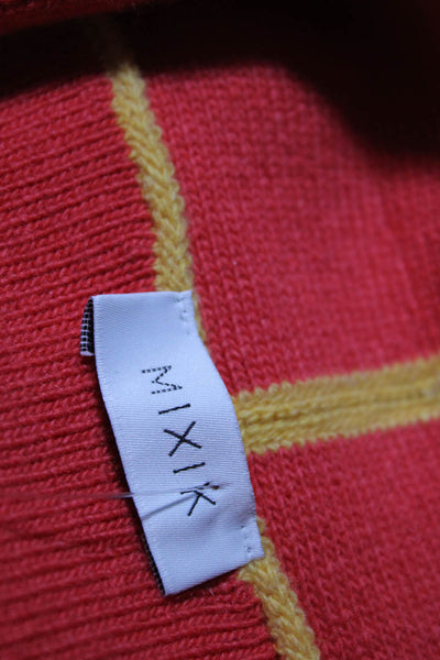 MIXIK Womens Whitney Reversible Cardigan  Yellow  Size S