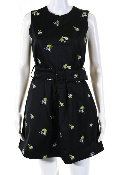 Patou Womens Embroidery Dress  Black  Size 38