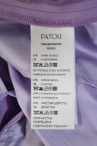 Patou Womens Iconic Trousers Long  Wisteria  Size 40