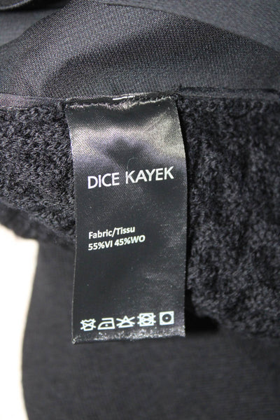 Dice Kayek Womens Top  Black  Size 42