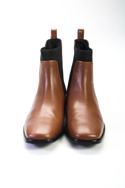 Everlane Womens Square Toe  Weather Boots Peanut Brown Size 9