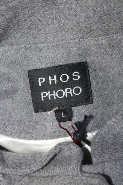 Phos Phoro Womens Cropped Jacket  Grey Marle  Size L