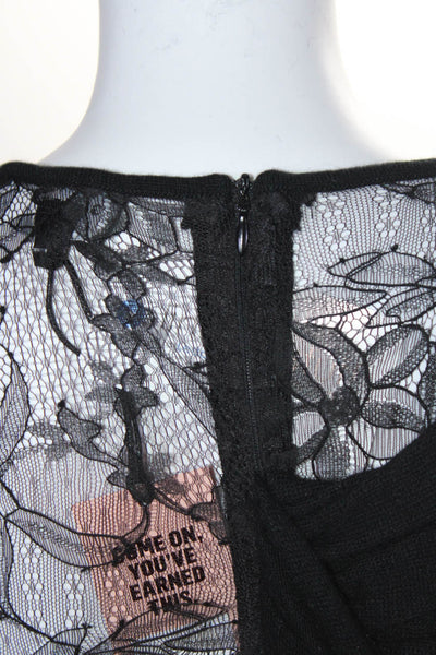 Giambattista Valli Womens Knit Dress  Black  Size 38