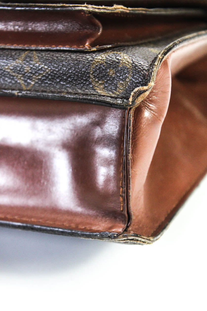 Louis Vuitton Womens Portefeuille Comete Beige Textured Leather Wallet Handbag