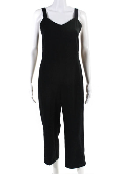 Everlane Womens The Japanese GoWeave Slip Jumpsuit Jumpsuit Black  Size 2