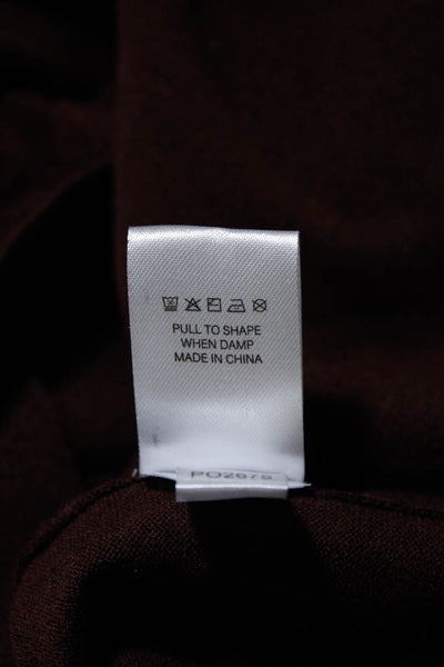Edinburgh Knitwear Womens Knitted Winter Tank Top Shirt Brown Size S