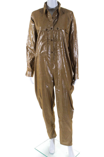Suzie Kondi Womens Lurex Jumpsuit SS20 Teddy Size XS