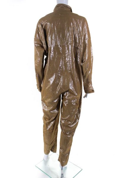 Suzie Kondi Womens Lurex Jumpsuit SS20 Teddy Size XS
