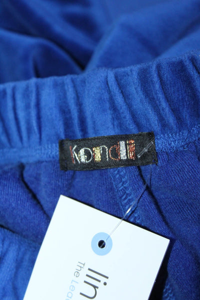 Suzie Kondi Womens Velour High Waist Harem Pants PF21  Lapis Blue  Size  XS