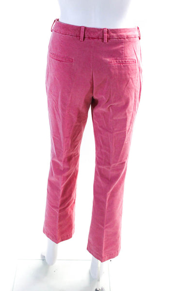 PT Torino Women's Mid Rise Straight Leg Chino's Pink Size EUR 36