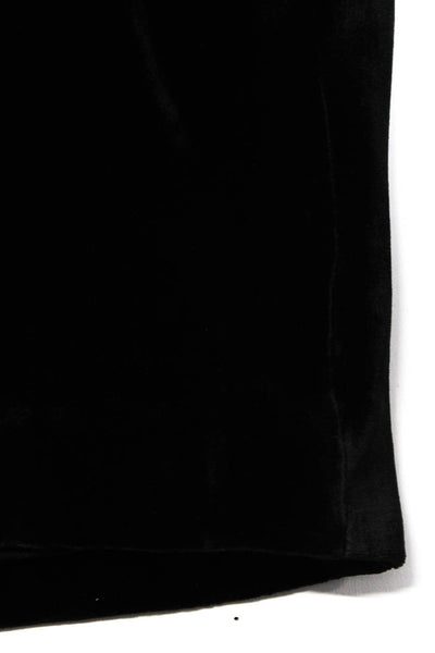 Donald Deal Womens Velvet Strapless Sequined Dress Black Size Small