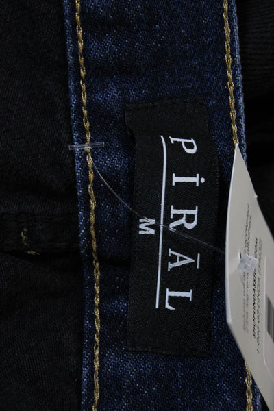 Piral Women Wide Leg Jeans Black Size M
