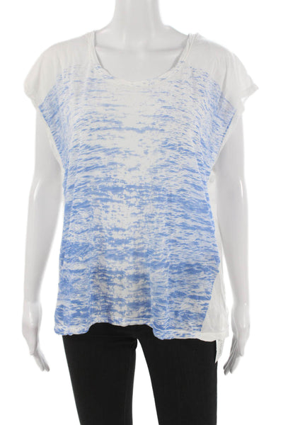 Sundry Womens T-Shirt White Cotton Round Neck Short Sleeve Size One