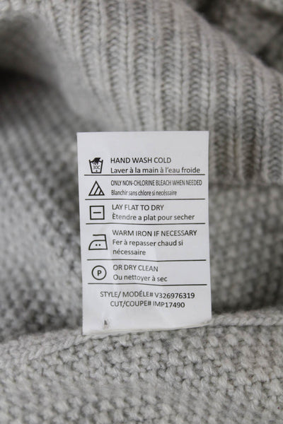 Vince Womens Gray Viscose Blend Pullover Sweater Round Neck Solid Size XS