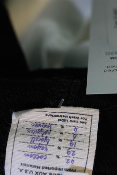 L'Agence Women's Mid Rise Slim Cut Skinny Jeans Black Size 26