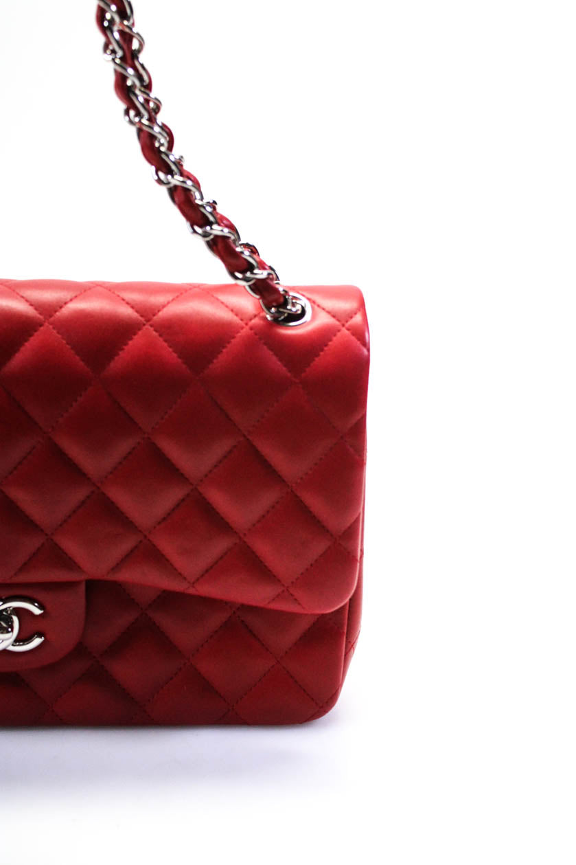 Chanel Womens Quilted Leather CC Turnlock Double Flap Shoulder Bag Han -  Shop Linda's Stuff