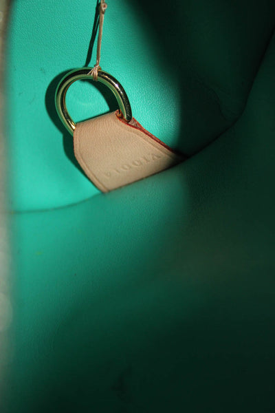 Louis Vuitton Womens 2004 Noisette Monogram Vernis Bedford Handbag Mint Green