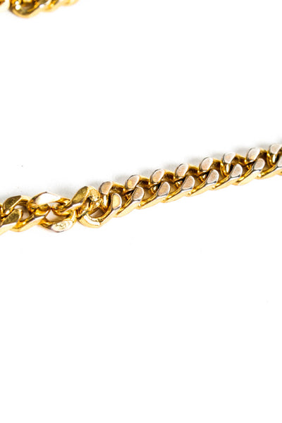 Crystal Haze Womens Nostalgia Bear Necklace Set 18k Gold Plated Brass