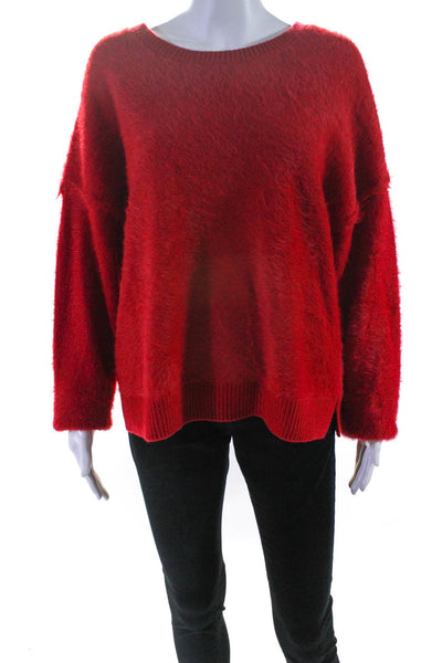 Sanctuary Women's Fluff It Up Sweater Red Size M