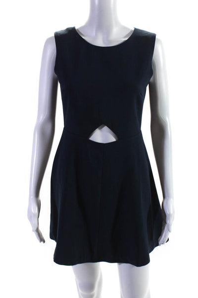 Blaque Label Womens Sleeveless A Line Dress Navy Blue Size Extra Small