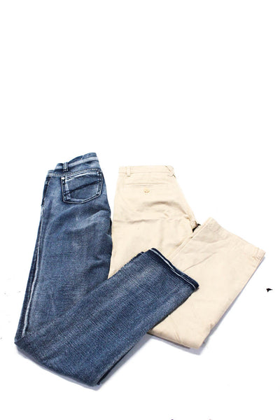 Lacoste Tractr Childrens Girls Khaki Pants Jeggings Size 12 14 Lot 2