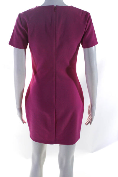 Likely Women's Short Sleeve Cocktail Dress Pink Size 4