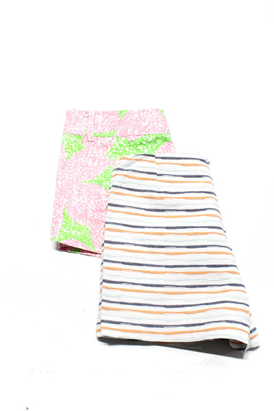 Lily Pulitzer JOA Los Angeles Women's Printed Shorts Pink Orange Size S 2 Lot 2
