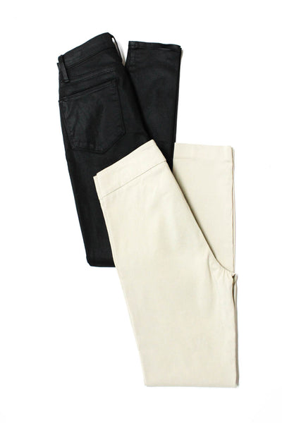 Frame Avenue Montaigne Women's Jeans Leggings Black Beige Size 4 23 Lot 2