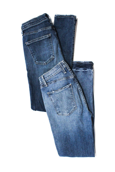 McGuire Citizens of Humanity Womens Blue Mid-Rise Skinny Jeans Size 24 25 Lot 2