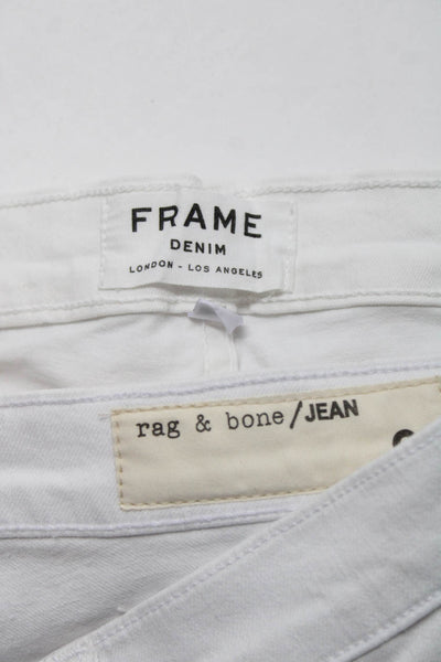 Rag & Bone Jean Frame Womens Crop Skinny Dash Slouchy Jeans Size 24 25 Lot 2