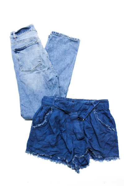 DL1961 Splendid Womens Blue High Rise Straight Leg Jeans Size 23 XS Lot 2