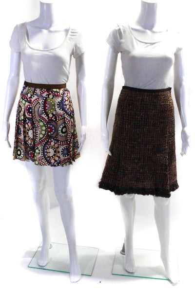 J. Mclaughlin Cynthia Cynthia Steffe Womens Skirts Multi Colored Size 4 2 Lot 2