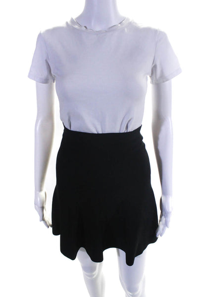 BCBGMAXAZRIA Women's Pleated Mini Skirt Black Size XS
