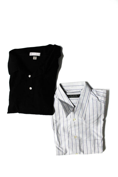 Ike Behar Peter Millar Men's Button Shirt Multicolor Black Size 17XL XL Lot 2