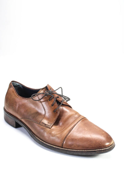Cole Haan Men's Low Heel Lace Up Oxfords Brown Size W11