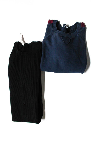 Splendid Babaton Womens Dress Blue Cotton Pullover Sweater Top Size S M Lot 2