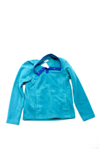 Columbia Sportswear Boys Pullover Fleece Sweater Blue Size M