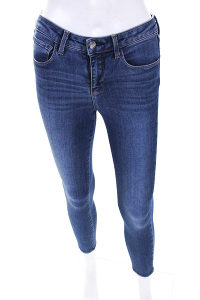 L'Agence Women's Light Wash Skinny Jeans Pants Blue Size 24