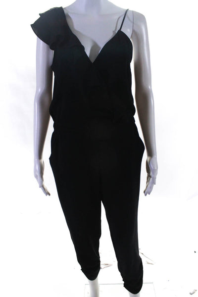 Parker Women's Sleeveless V Neck Jumpsuit Black Size 4