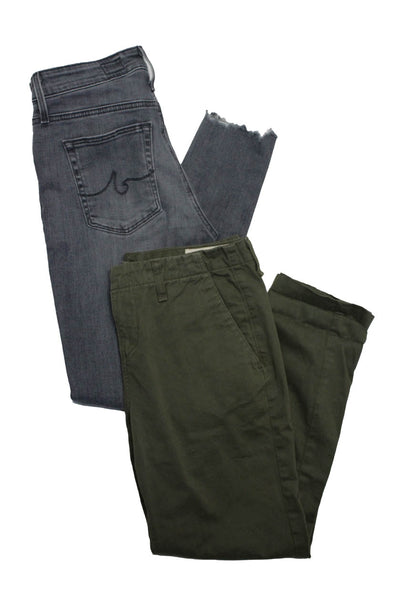 Adriano Goldschmied Rag & Bone Jean Womens Jeans Gray Green Size 27R 26 Lot 2