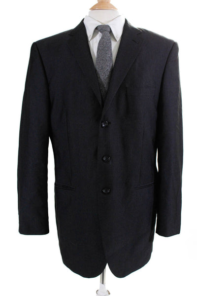 Caravelli Mens Three-Button Blazer Gray Size 42 S