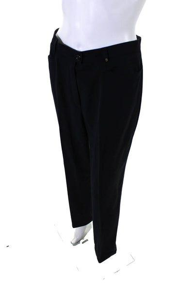 BASLER Womens High Rise Straight Leg Dress Pants Blue Wool Blend Size EUR 36