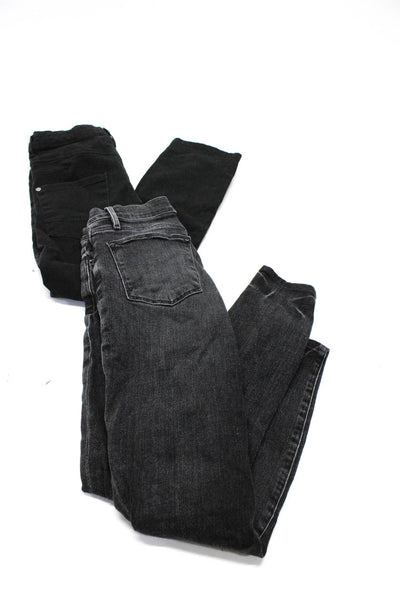 Frame Appaman Womens Straight Leg Jeans Black Gray Size 12 25 Lot 2