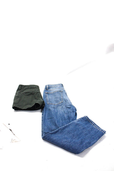 Flying Monkey J Brand Womens Cotton Button Jean Mini Short Blue Size 25 26 Lot 2