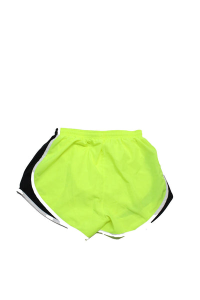 Under Armour Nike Womens Smocked Nylon Athletic Shorts Gray Yellow Size S Lot 2