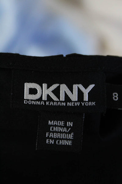 DKNY Womens A Line Tank Top Black Size 8