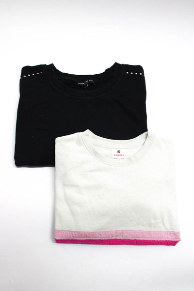 Sundry Generation Love Womens Sweaters White Black Size 2 Small Lot 2